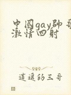 中国gay帅哥激情四射