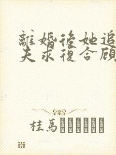 离婚后她追着前夫求复合顾迟云