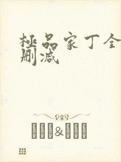 极品家丁全文无删减