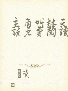 主角叫林天的小说免费阅读