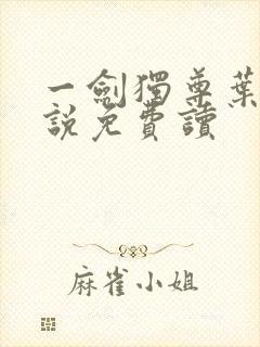 一剑独尊叶玄小说免费读封面