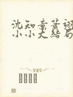 沈知意萧翊宸苏小小大结局