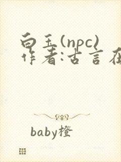 白玉(npc)作者:古言在线阅读笔趣阁