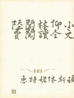 陆闻林仰小说免费阅读全文最新章节