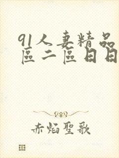 91人妻精品一区二区日日封面