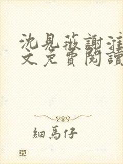 沈见薇谢淮宴全文免费阅读