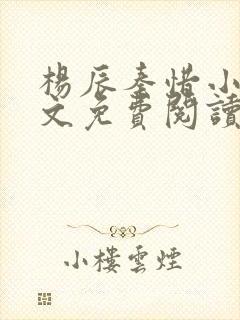 杨辰秦惜小说全文免费阅读最新章节更新