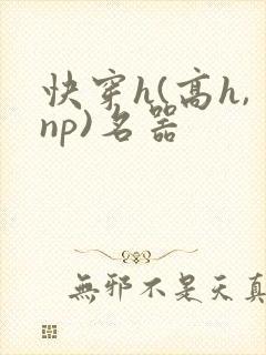 快穿h(高h,np)名器