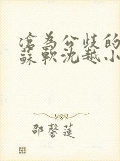 沧为公歧的校花苏软沈越小说在线看