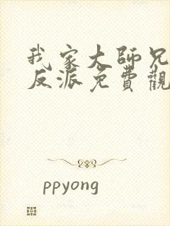 我家大师兄是个反派免费观看动画