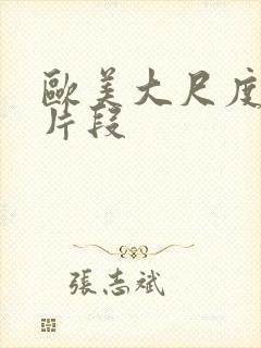 欧美大尺度床戏片段