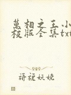 万相之王小说精校版全集txt