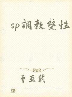 sp调教双性封面