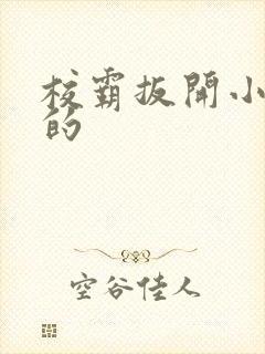 校霸扳开小班长的