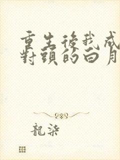 重生后我成了死对头的白月光