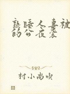熟睡人妻被讨厌的公夜袭封面