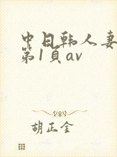 中日韩人妻av第1页av