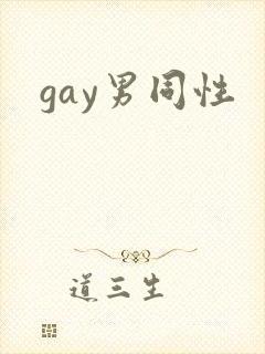 gay男同性