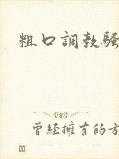 粗口调教骚母狗