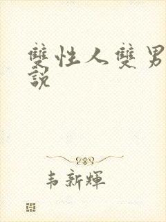 双性人双男主小说封面