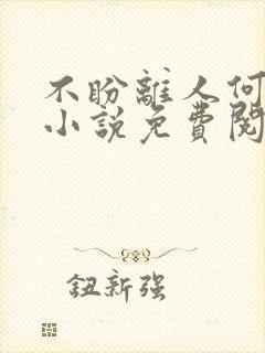 不盼离人何处归小说免费阅读