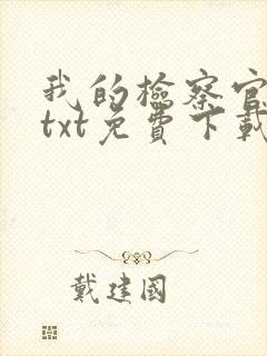 我的检察官先生txt免费下载