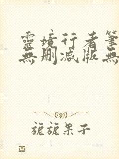 灵境行者笔趣阁无删减版无错