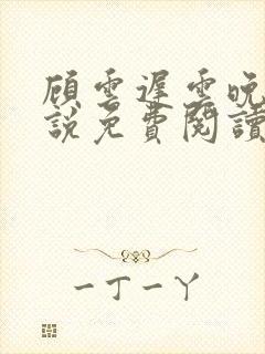 顾云迟云晚晚小说免费阅读封面