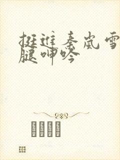 挺进秦岚雪白大腿呻吟