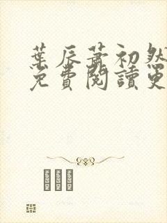 叶辰萧初然小说免费阅读更新快