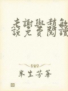 老谢与赵敏的小说免费阅读