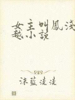 女主叫凤浅的穿越小说