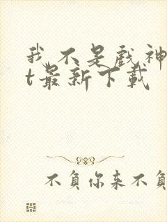 我不是戏神txt最新下载封面