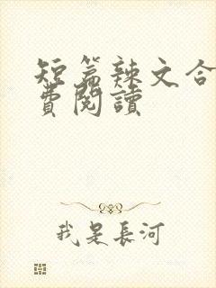 短篇辣文合集免费阅读封面