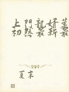 上门龙婿叶辰萧初然最新最快