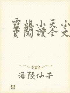 霞姐小天小说免费阅读全文无弹窗