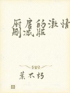 厨房的激情3无删减版