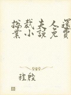 总裁夫人还没毕业小说免费阅读