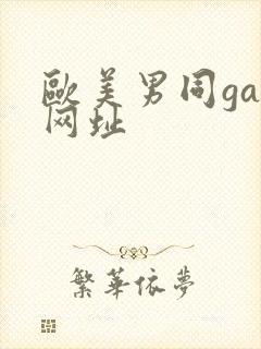 欧美男同gay网址