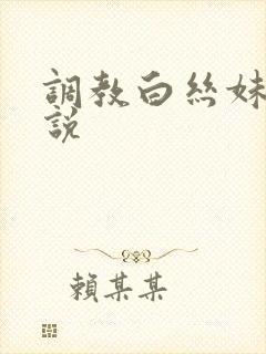 调教白丝妹妹小说封面
