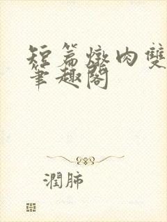 短篇炖肉双男主笔趣阁封面