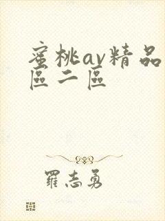 蜜桃av精品一区二区