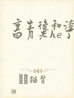 重生后和渣攻的白月光he了txt