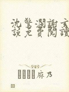 沈惊澜谢玄寂小说免费阅读