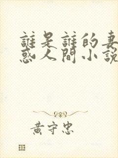 谁是谁的妻子魅惑人间小说在线阅读