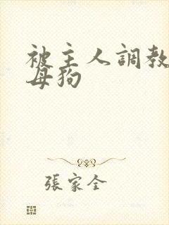 被主人调教的小母狗