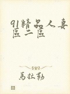 91精品人妻一区二区封面