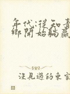 年代:从知青下乡开始躺赢封面