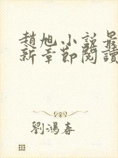 赵旭小说最新更新章节阅读免费