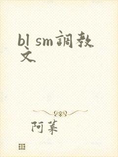 bl sm调教文